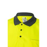 Zweifarbiges Poloshirt im Bird-Eye-Design (160g/m²) mit kurzen Ärmeln, aus Polyester (100%) Nicha
