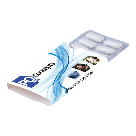 Kaugummi Blister 12er Box bedruckt