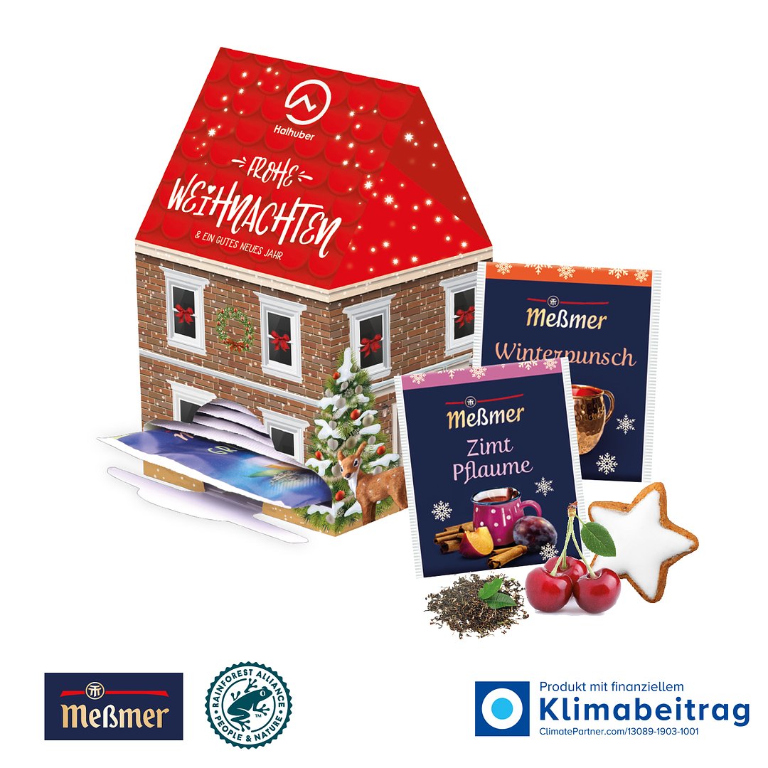 Tee-Haus „Mini“ mit Messmer Tee