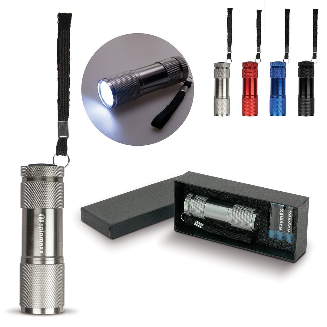 LED-Taschenlampe aus Aluminium Alurscht