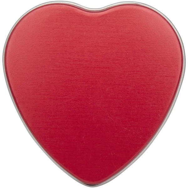 Herzförmige Zinnkerze mit Vanille Duft - Giun