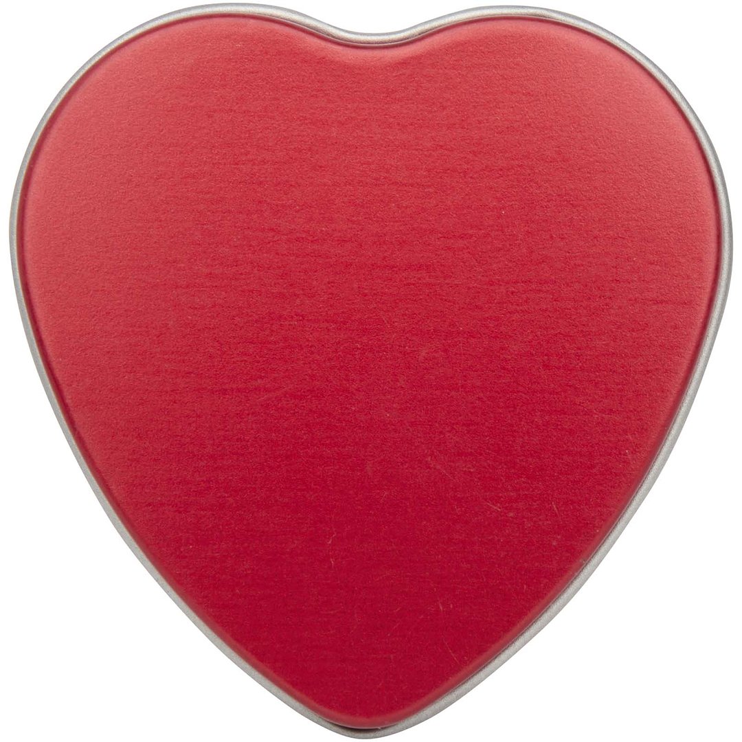 Herzförmige Zinnkerze mit Vanille Duft - Giun