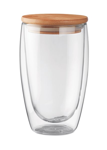 Doppelwandiges Glas 450 ml Divanni