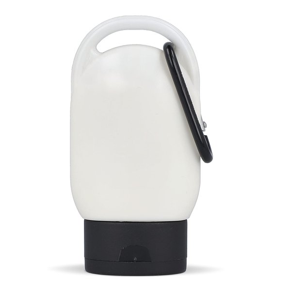 Sonnenschutzlotion mit Karabiner SPF30 aus recyceltem Material Hatrudi