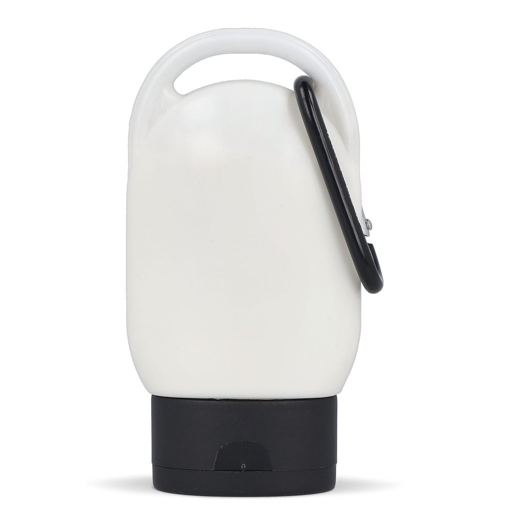 Sonnenschutzlotion mit Karabiner SPF30 aus recyceltem Material Hatrudi