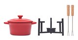 Keramik-Fondue-Set 300 ml Lierist