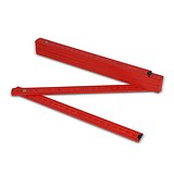 Zollstock Holz 2m Premium lackiert Dicorioli