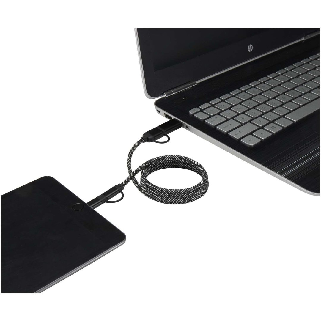 65 W, 100 cm, RCS-zertifiziertes magnetisches 5-in-1-Ladekabel - Loricori