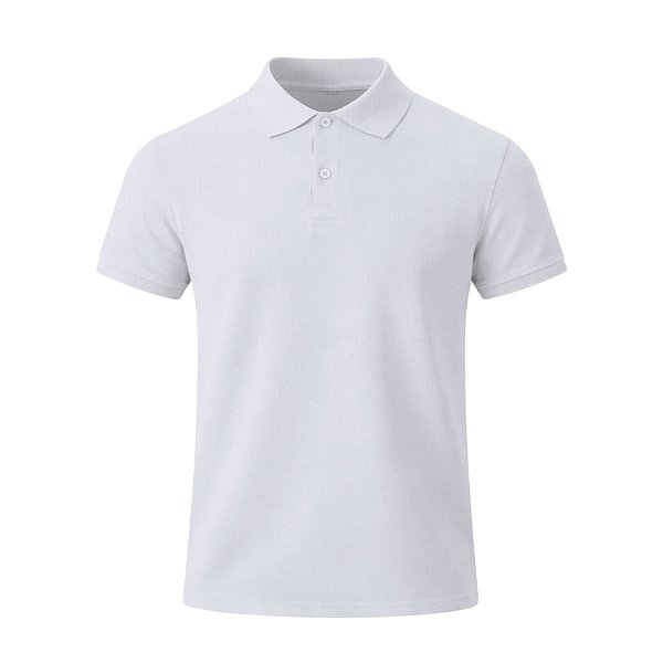Erwachsene Weiss Polo-Shirt Idles