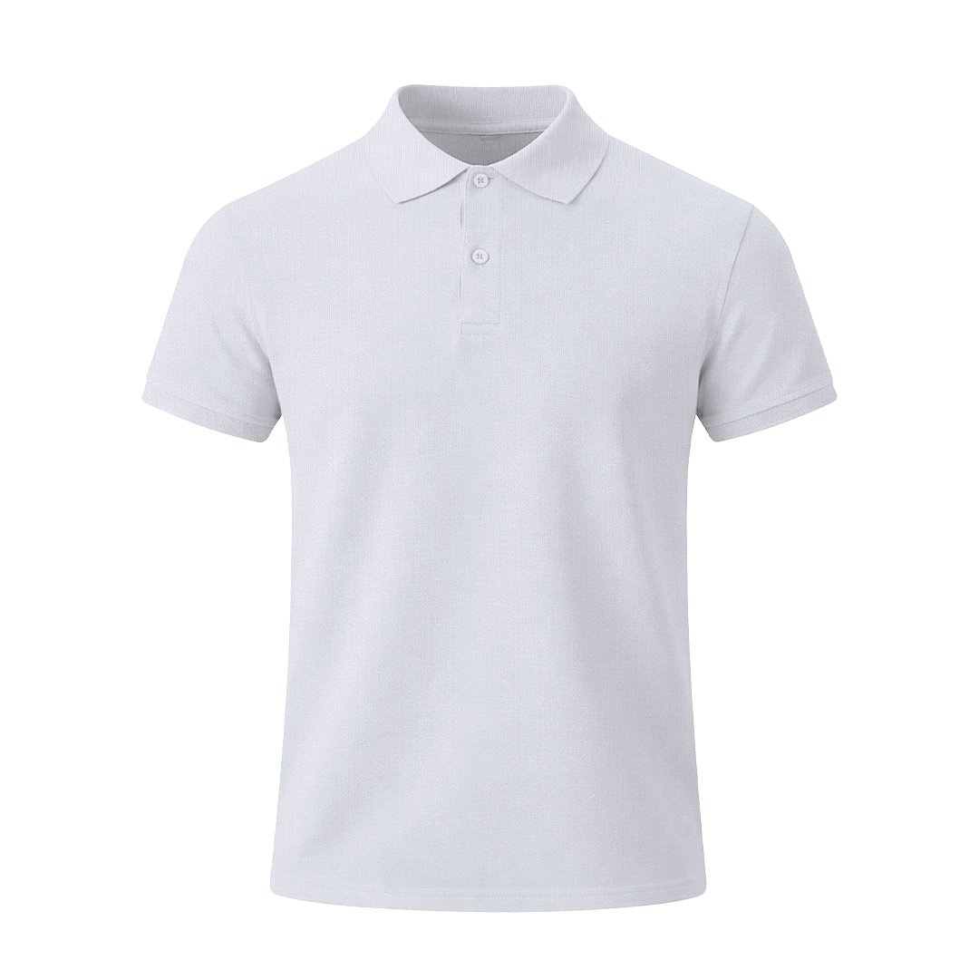 Erwachsene Weiss Polo-Shirt Idles