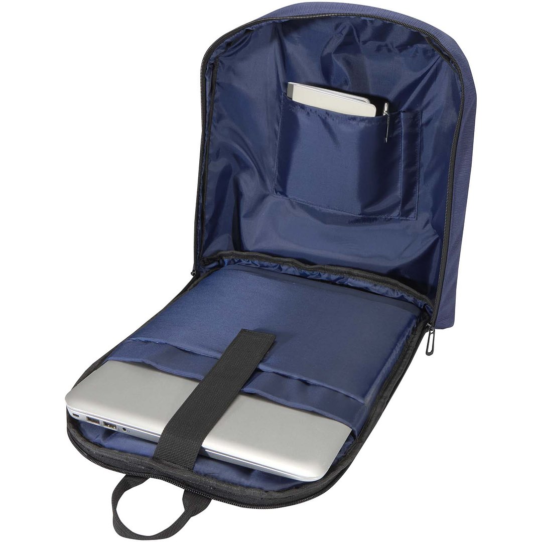 15" GRS Laptop-Rucksack aus recyceltem Material mit Diebstahlschutz 10L - Nollandia