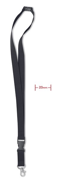 Lanyard mit Karabiner 20mm Lüthli