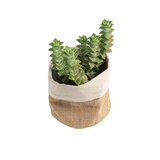 Beutel aus Jute und Baumwolle Vicas