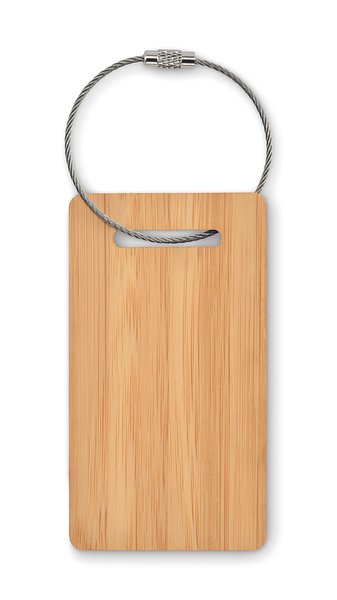 Kofferanhänger aus Bambus Oregn