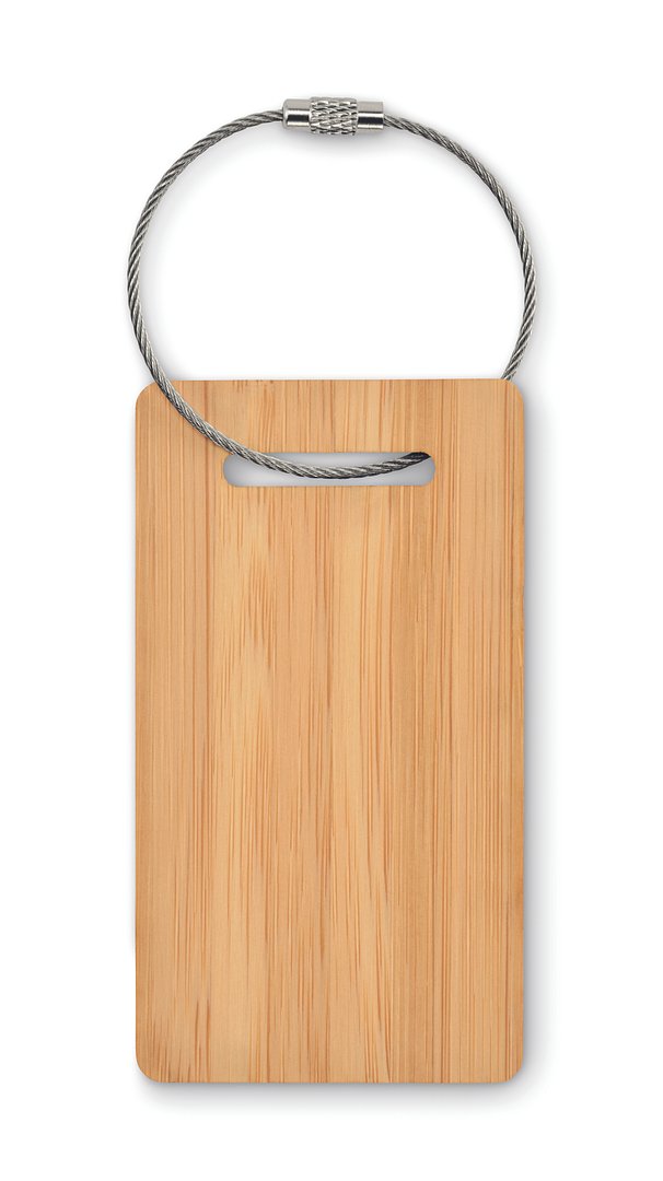 Kofferanhänger aus Bambus Oregn