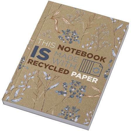 Austen A6 Softcover Notizbuch aus recyceltem Kraftpapier – 100 Blatt - Razena