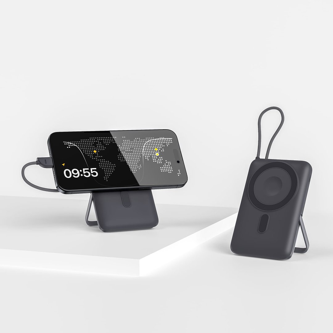 Nova Wireless Powerbank Kompatibel mit MagSafe und Apple Watch 10000 mAh Helvep