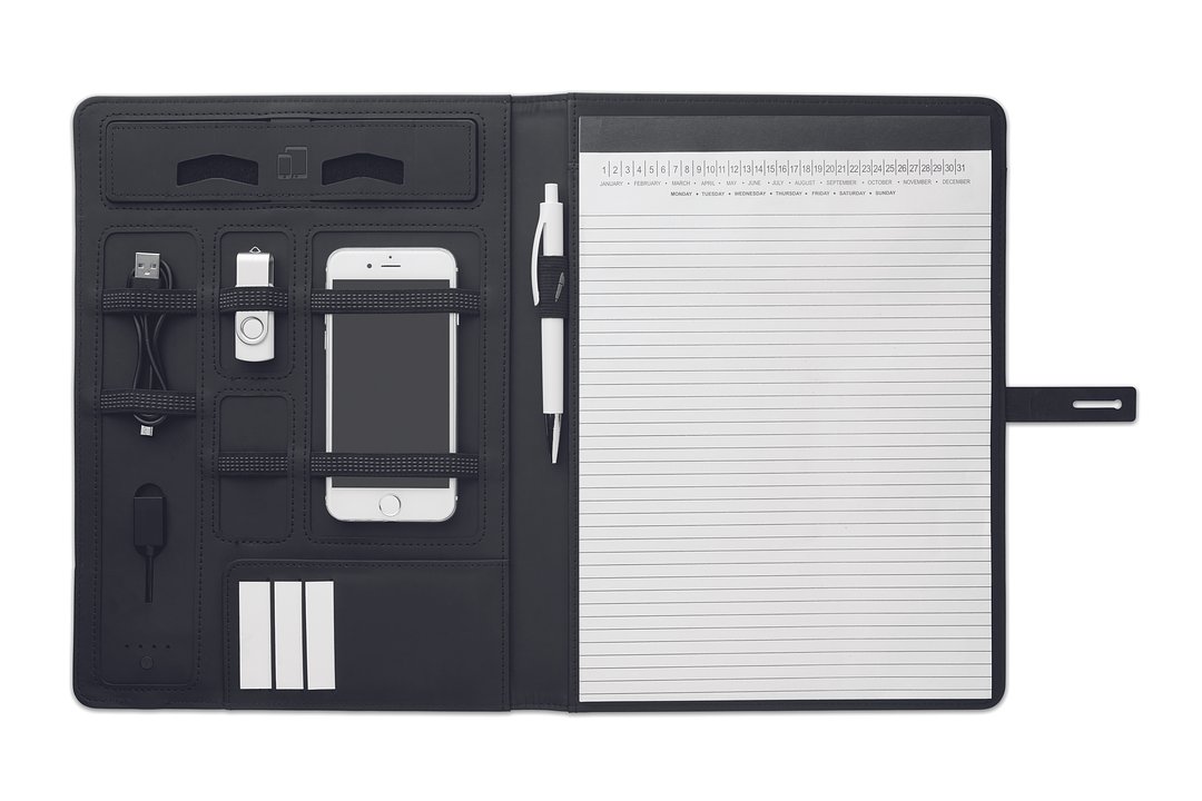 DIN A4 Portfolio & Ladestation Gillia