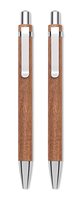 Schreibgeräte-Set Akazienholz Dumenetori