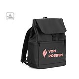 Laptop-Rucksack (16") aus PU, mit Klappe, die alle Fächer abdeckt Tring