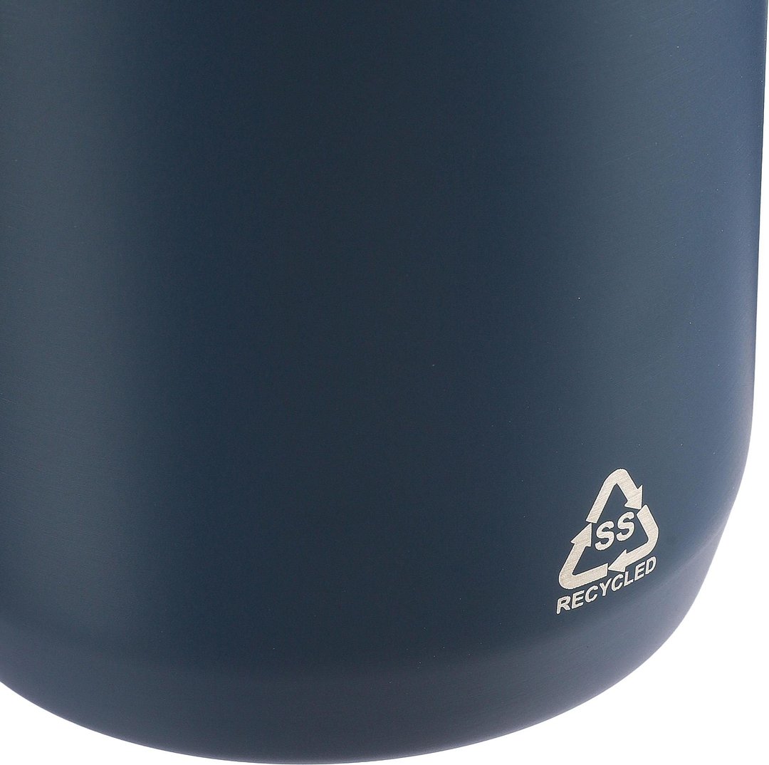 Recycelte doppelwandige Trinkflasche aus Edelstahl (600 ml) Nigna