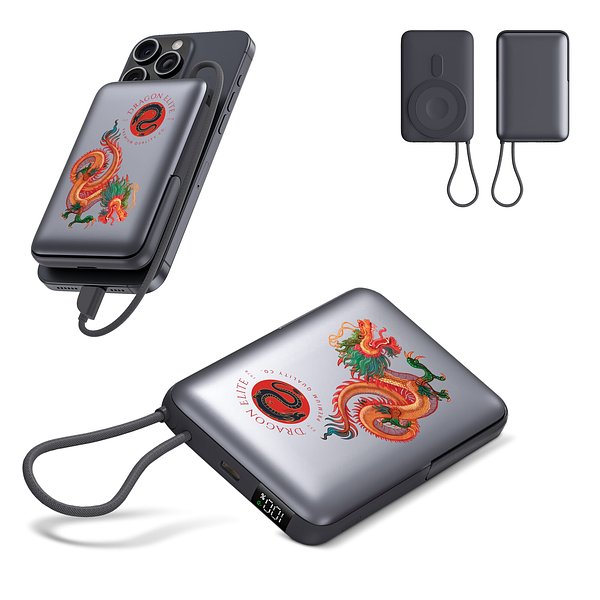 Nova Wireless Powerbank Kompatibel mit MagSafe und Apple Watch 10000 mAh Helvep