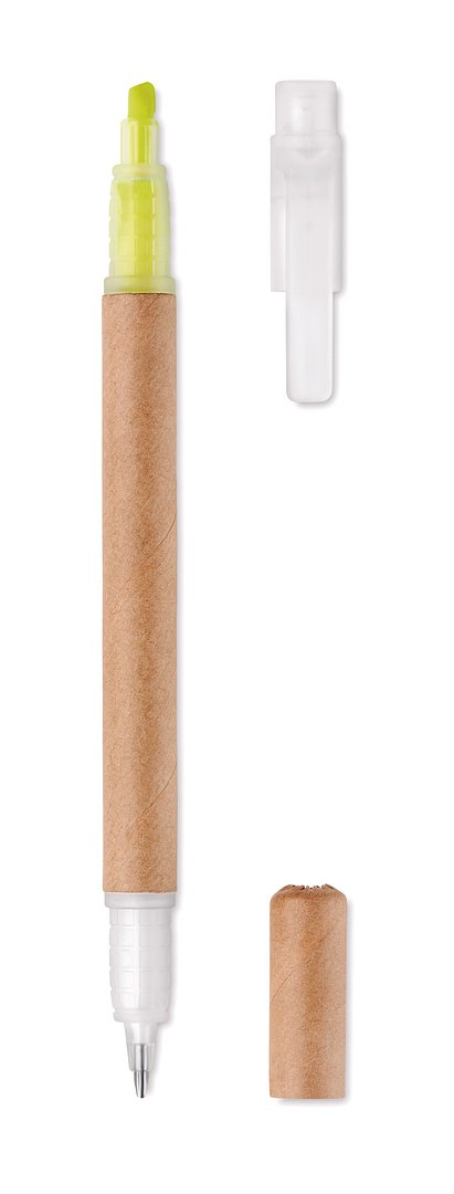 Kugelschreiber mit Textmarker Mirita