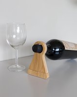 Weinflaschenhalter Vincio Nole | Recycelter Bambus