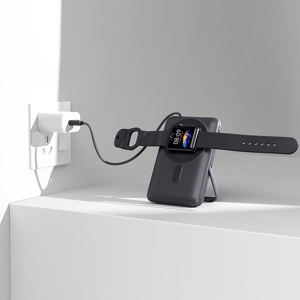 Nova Wireless Powerbank Kompatibel mit MagSafe und Apple Watch 10000 mAh Helvep