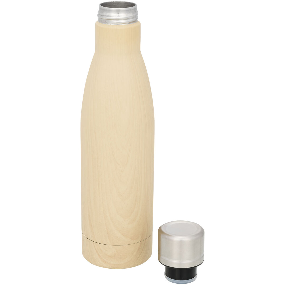 500 ml Holz-Optik Kupfer-Vakuum Isolierflasche - Itlinas