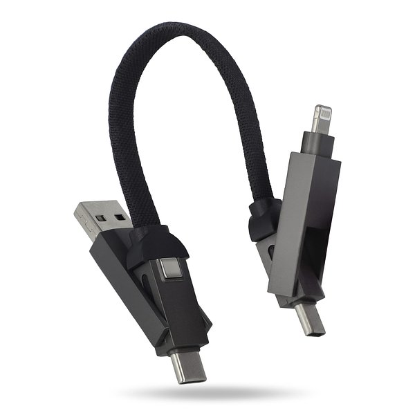 Multifunktionales 4-in-1 Kabel OTG Schlüsselanhänger Größe 60W Mudicch