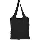 Blend 140 g/m², GRS-zertifizierte, faltbare Baumwoll Tragetasche, 7 l - Grin