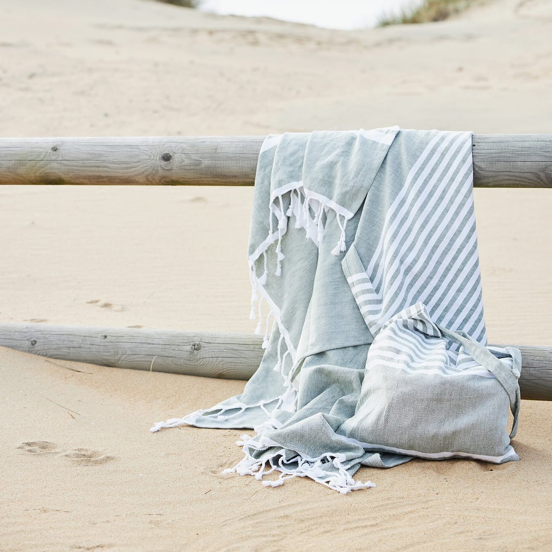 Ella Hamam Baumwolltasche 41x38 cm Lurik