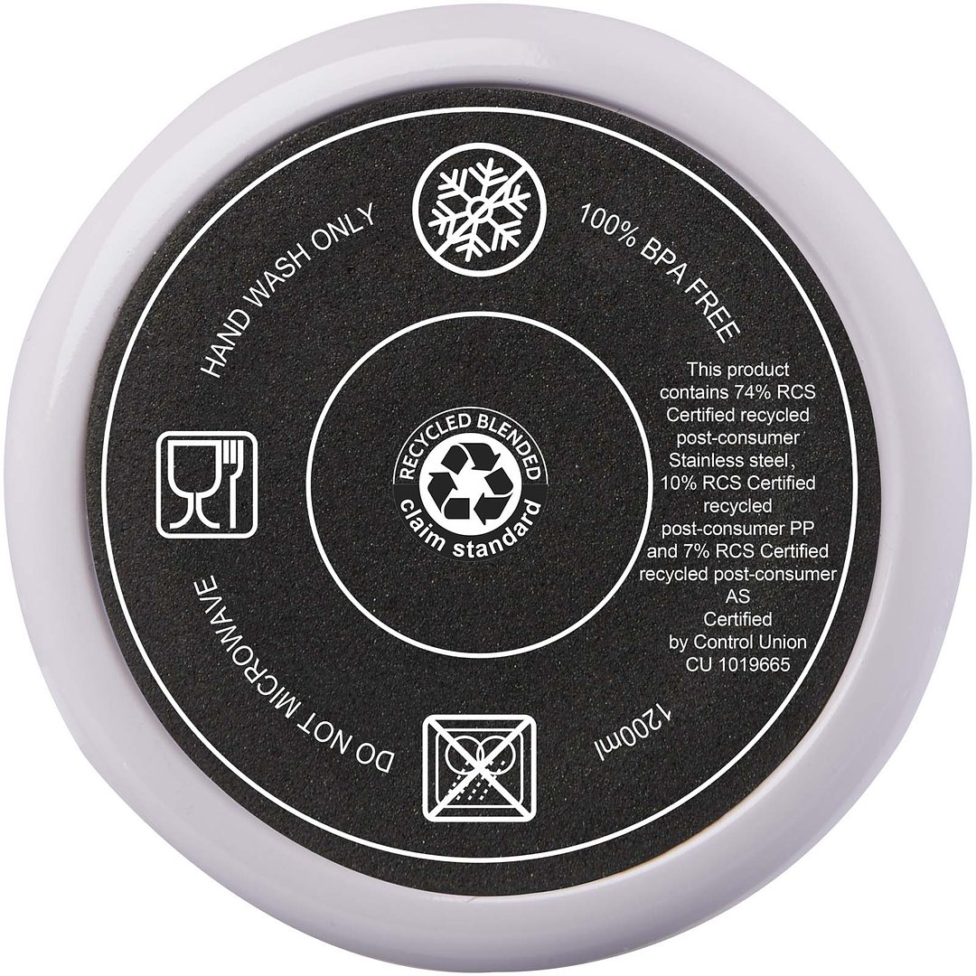 1200 ml RCS-zertifizierter Becher mit Strohhalm - Annign