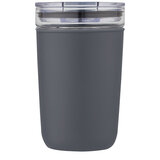 420 ml Glasbecher mit Aussenwand aus recyceltem Kunststoff - Annatin