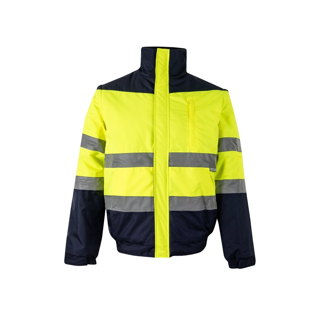 Zweifarbige Steppjacke (180g/m²) aus Polyester (100%) mit PU-Beschichtung Trik