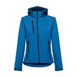 Softshelljacke für Damen, mit abnehmbarer Kapuze Badala