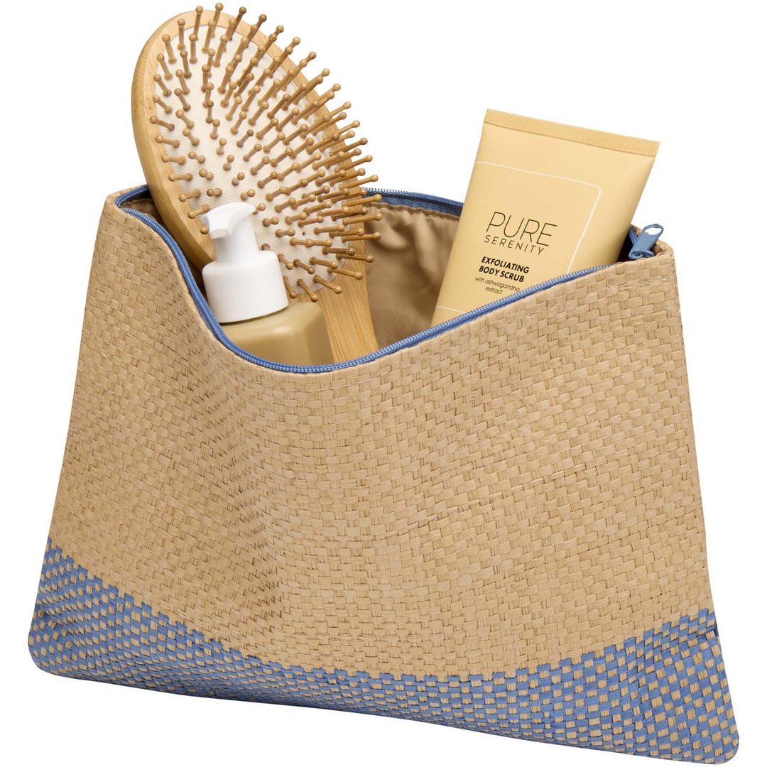 Strohpapier Beutel mit Reissverschluss, 3 l - Elixun