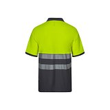 Zweifarbiges Piqué-Poloshirt (150g/m²) mit kurzen Ärmeln, aus Baumwolle (55%) und Polyester (45%) Lixja