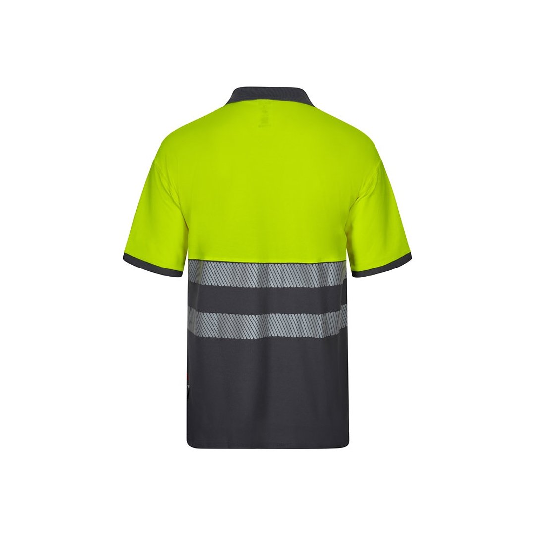 Zweifarbiges Piqué-Poloshirt (150g/m²) mit kurzen Ärmeln, aus Baumwolle (55%) und Polyester (45%) Lixja