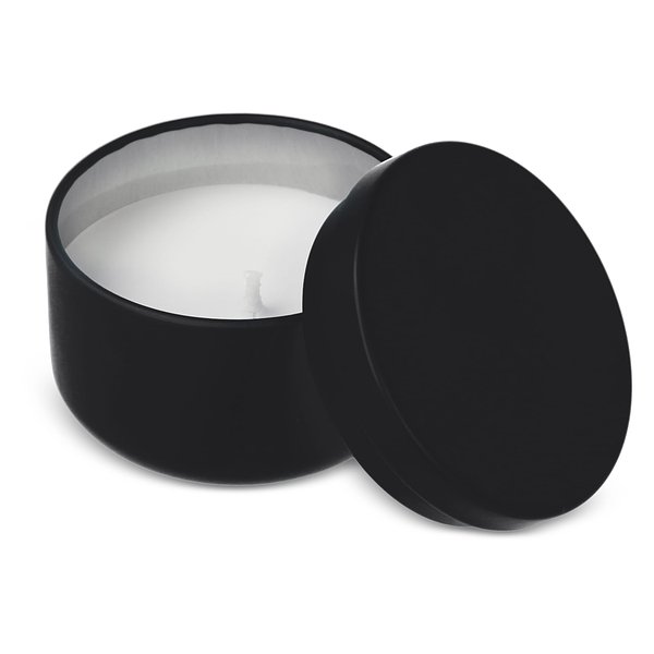 Asana unparfümierte Kerze auf Pflanzenbasis in recycelter Dose Menjast