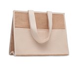 Jute-Canvas Shopping Tasche Nins