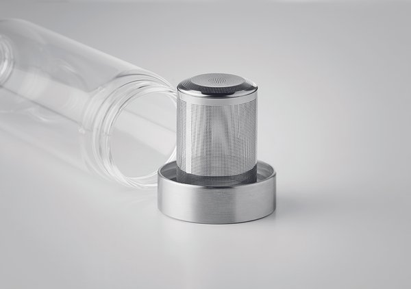 Einwandige Trinkflasche Glas Stiafenga