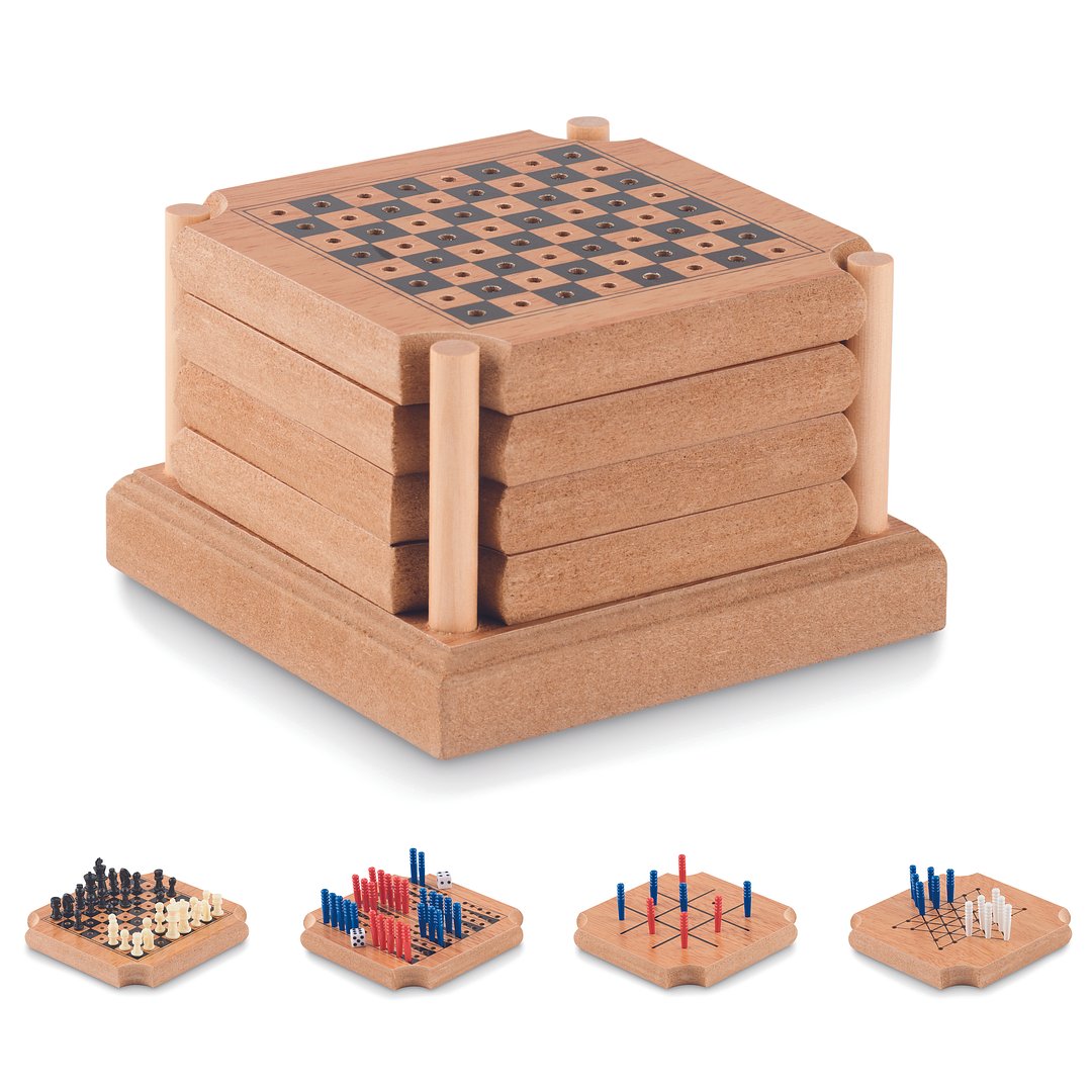 Untersetzer-Set mit Spielen Jüri