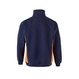 Zweifarbiges Frottee-Sweatshirt (260 g/m²), aus Polyester (65 %) und Baumwolle (35 %) Rudorscht