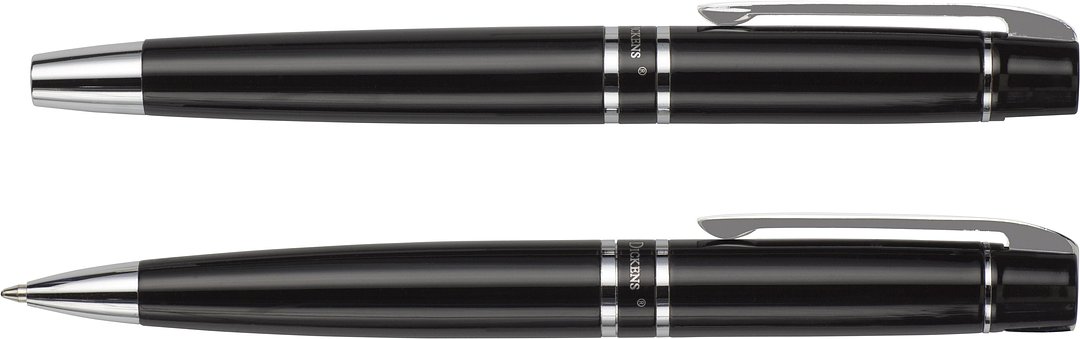 Charles Dickens® Schreibset aus Metall Luria