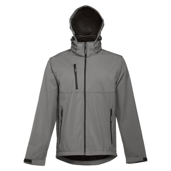 Herren SoftShell, mit abnehmbarer Kapuze Minatin