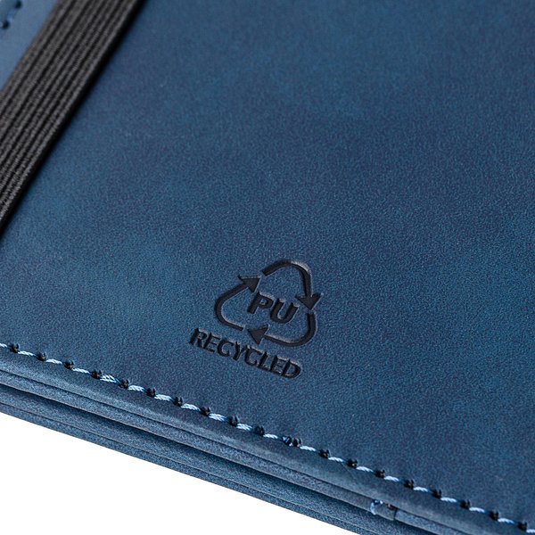 Recycelter PU-Passhalter und Kofferanhänger Fadrie
