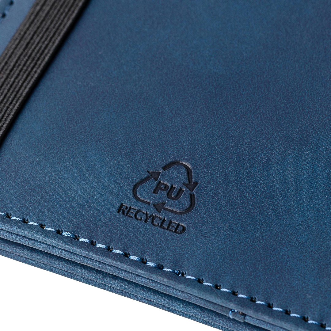 Recycelter PU-Passhalter und Kofferanhänger Fadrie