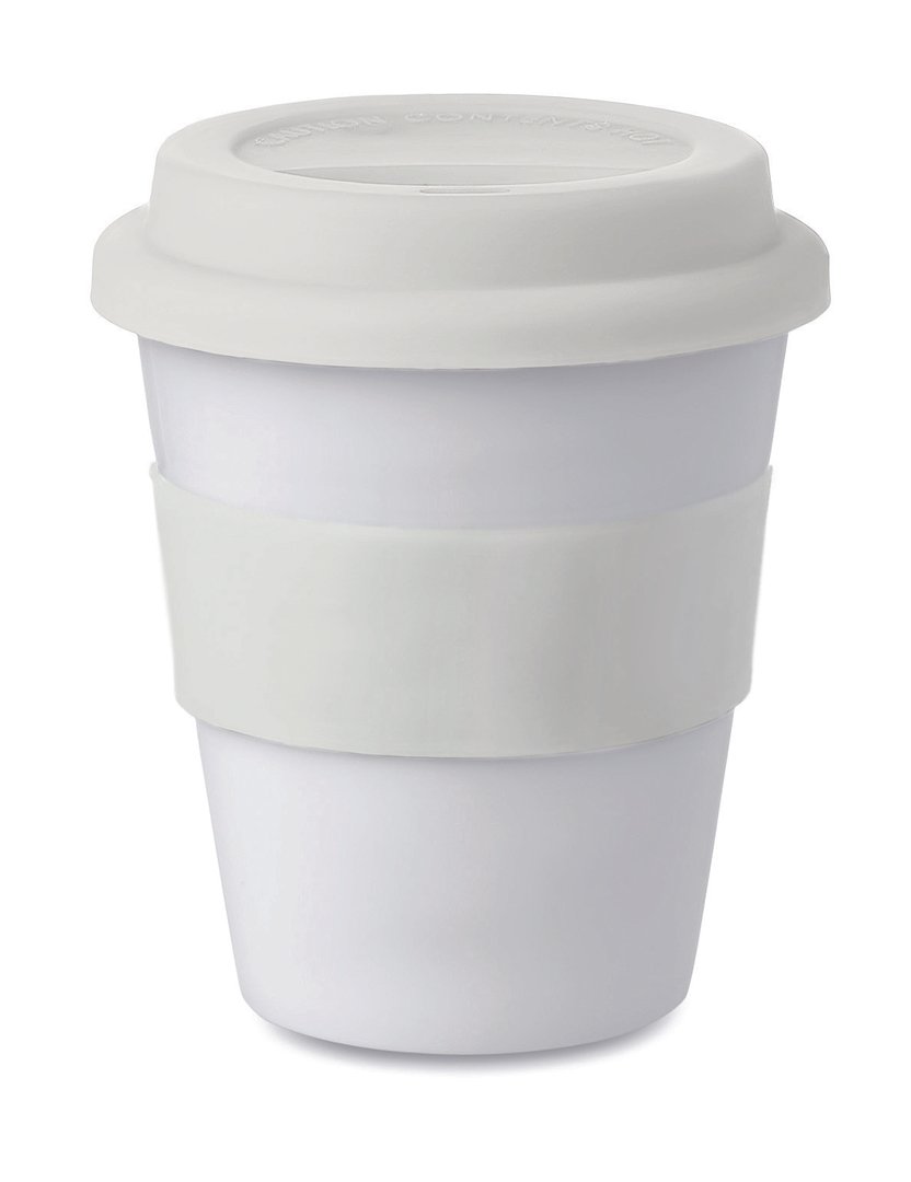 PP Becher mit Silikon-Deckel Cianiga